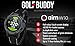 GOLFBUDDY Aim W10 GPS Watch, Advanced Smart Golf Watch, Full-Color Touch Screen, 40,000 Preloaded courses, Red/White/Blue & Black Wristband