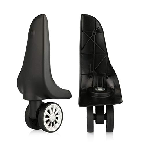 Luggage Wheel,Luggage Suitcase Wheels, 360 Degree Swivel Back Mute Repair Replacement Luggage Wheel Suitcase Wheels Parts Spinner (W028-3#)3
