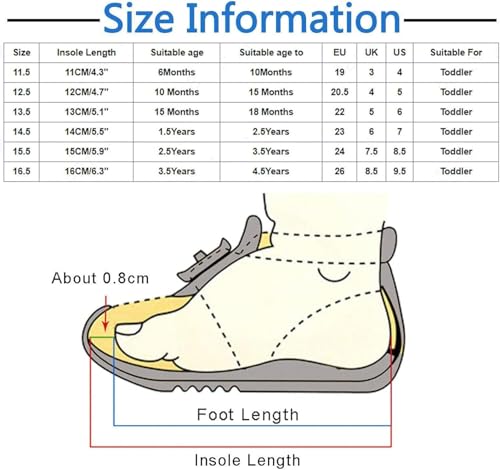 Image of Baby Toddler First Walker Shoes Kids Trainers Lightweight Breathable Walking Slip On Sneakers Non Slip Soft Sole Slippers Indoor Outdoor Boys Girls