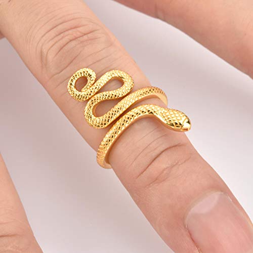 Bague serpent argent 925 ajustable le cadeau idéal - 4