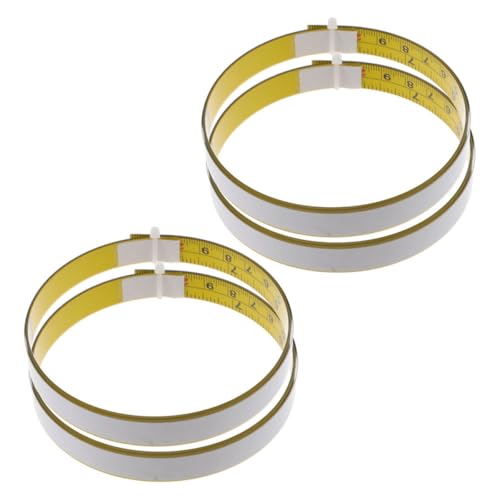 Cinta métrica adhesiva de acero 4 pcs 1 m miniatura 1