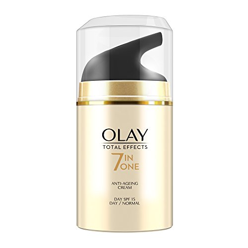 Image of Olay Day Cream Total Effects 7 in 1, Anti-Ageing SPF 15, 50g And Olay Night Cream Total Effects 7 in 1, Anti-Ageing Moisturiser, 50g