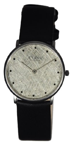 Stahl ST62341 - Reloj de Caballero de Cuarzo, Correa de Piel Color Negro