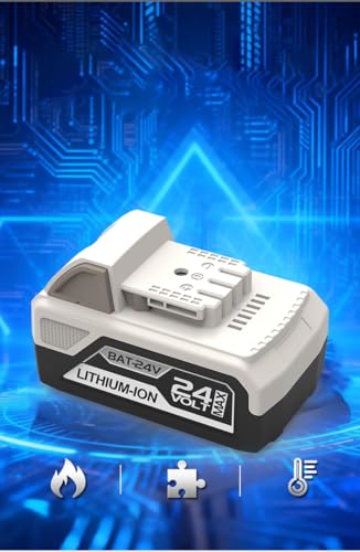Batería de repuesto para herramientas de 24V compatible con serie 24VBAT-XR iON+ 7