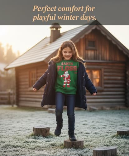 Pull pullover Noël vert enfant 9-10 ans, le cadeau idéal pour filles et garçons - 3