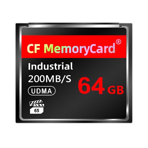 Carte mémoire CF 64 Go CompactFlash UDMA 160 Mo/s pour la photographie haute résolution