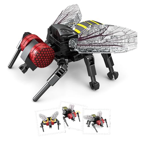 Image of Mini Insect Building Blocks Toy Insect Collection Building Block Set Insects Collection Building Blocks Bugs Toy Building Sets for Kids 6+ (Fly)