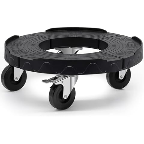 W B D WEIBIDA Adjustable Trash Can Dolly Cover