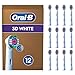 Produktbild Oral-B Pro 3DWhite Aufsteckbürsten für elektrische Zahnbürste, 12 Stück, aufhellende Zahnreinigung, X-Borsten, Original Zahnbürstenaufsatz für Oral-B Zahnbürsten, briefkastenfähige Verpackung