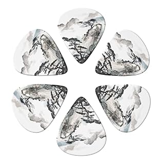 Lot de 6 médiators chinois pour guitare acoustique, guitare électrique, basse, ukulélé – fins, moyens et épais. - Les Beatles, Paul McCartney, John Lennon, RIngo Starr, George Harrison Lot de 6 médiators chinois pour guitare acoustique, guitare électrique, basse, ukulélé - fins, moyens et épais. – Image 4