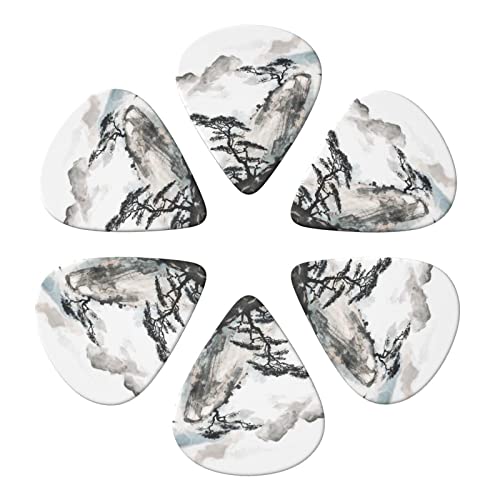 Lot de 6 médiators chinois pour guitare acoustique, guitare électrique, basse, ukulélé – fins, moyens et épais. - Les Beatles, Paul McCartney, John Lennon, RIngo Starr, George Harrison Lot de 6 médiators chinois pour guitare acoustique, guitare électrique, basse, ukulélé - fins, moyens et épais. – Image 5