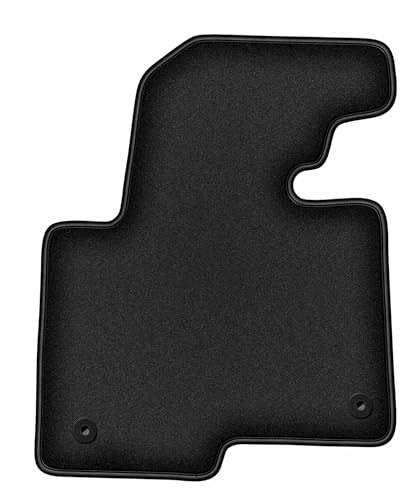 Tapis de sol Hyundai Santa Fe 3 SUV en velours noir côté conducteur
