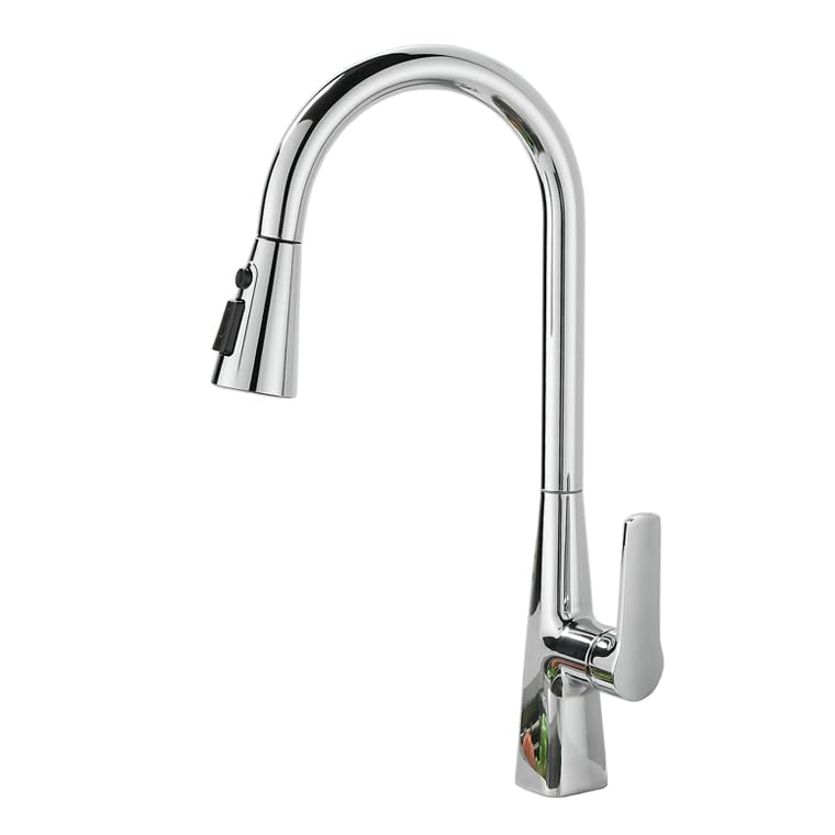 Rubinetti per lavello da Cucina Miscelatore con doccetta Estraibile Rotazione a 360° Miscelatore da Cucina con Maniglia Singola per Acqua Calda e Fredda con 3 m