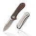 CIVIVI Mini Elementum Flipper Pocket Knife, Small Folding Knife with 1.83
