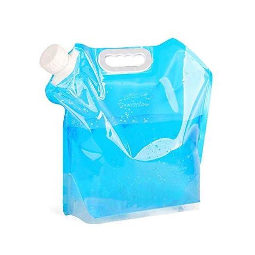 Redmoon 2Pcs 10L Collapsible Water Container, BPA Free,Large Capacity Folding Outdoor Travel Emergency Water Storage Bag?Container for Sport Camping Riding Mountaineer, Food Grade