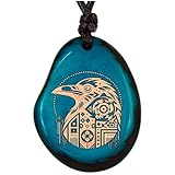 Amarumi Rabe Anhänger aus Taguanuss – Symbol für Weisheit, Transformation und spirituelle Führung