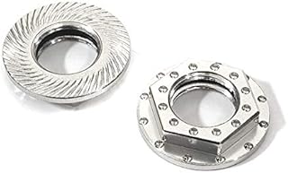 Integy RC Model C29354SILVER 17mm PRO Wheel Nut (2) for Most 17mm x 1.25-pitch Hex Hub