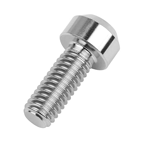 Image of Titanium Torx Square Head M6 x 10 15 20 25 30 35 40 45 50 60 65 70 80mm Screw Pack of 5 (Normal Titanium, M6x15mm)