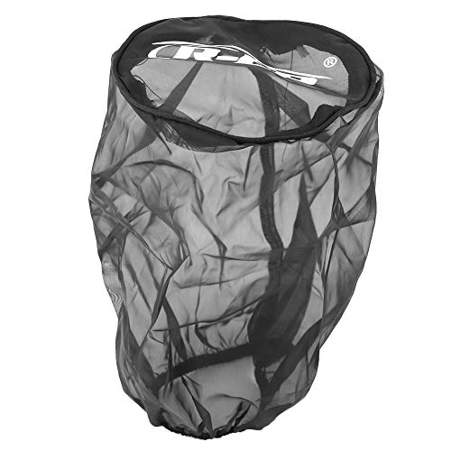KIMISS Precharger Filter Wrap Universal Air Filter Protective Cover Dustproof for High Flow Air Intake Filters Dust Cloth Black (Big)