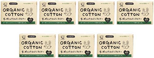 【まとめ買い】オーガニックコットンおりものライナー 40枚【×7個】（Amazon）