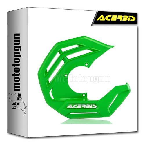 Couvercle de disque X-Future Acerbis vert Beta Xtrainer 250 2017-2023 protection frein avant
