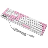 Clavier gaming rétroéclairé, confort de frappe optimal : conçu avec des touches suspendues et une course équilibrée pour une expérience de frappe tactile et douce, réduisant la fatigue lors d'une utilisation prolongée