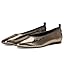 Pewter Silver Snake Leather
