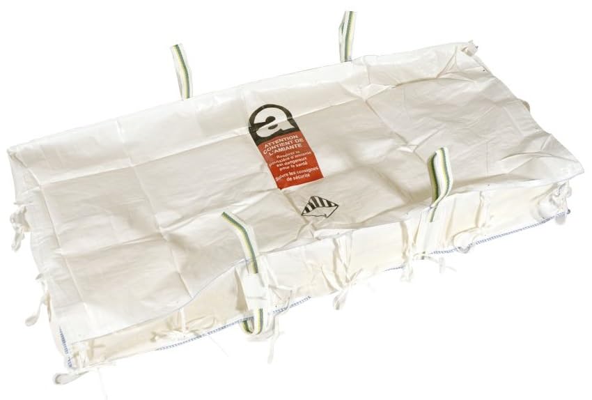 Borsa Big Bag MULTISAC 405/R Big Bag per piastre di Amianto, 320 x 120 x 30 cm, con camicia e fondo piatto (2)