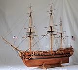USS Bonhomme Richard Cherry or Pear Version with mast Hobby Model Ship Kit (Cherry Version)