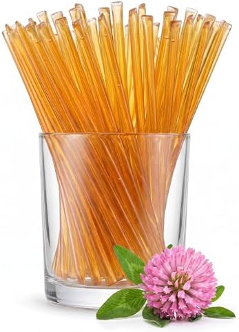 Honey Sticks for Tea & Snacks - Pure Clover Honey Straws, Single Serve HoneyStix, Kosher, BPA-Free, True Source Certified | Bulk Pack, 100 Count