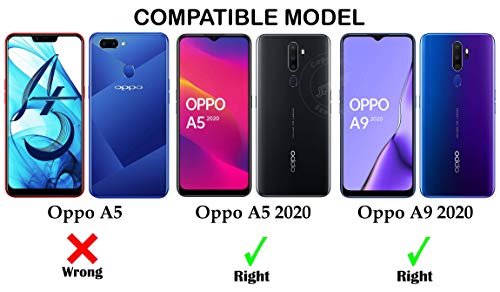 Image of Jkobi Lifetime Anti-Yellow Clear Back Cover Case for Oppo A5 (2020) | A9 (2020) (Sleek Hard Crystal | Shockproof and Camera Protection)