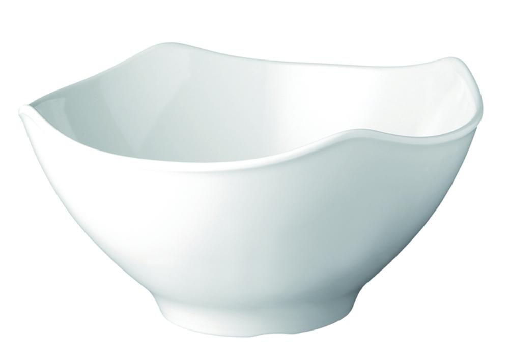 APS 83790 Schale GLOBAL BUFFET, 40 x 40 cm, Höhe 17,5 cm, 8 Liter, Melamin, weiß