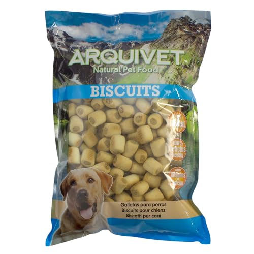 ARQUIVET Biscotti per Cani - Mini Rolls - Snack e Premi per Cani - 1 Kg
