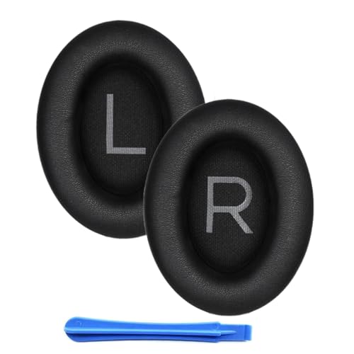 Repuestos de Almohadillas QC45 para Bose QuietComfort 45 (QC45)/QuietComfort SE (QC SE)/Auriculares Inalámbricos Over-Ear, Almohadillas de Oreja con Cuero Proteico Duradero y Espuma Canceladora de Ruido miniatura 1
