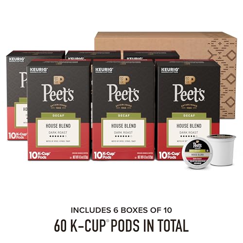 Peet's Dark Roast Decaf House Blend