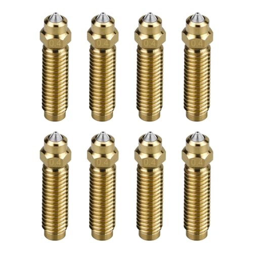 3D Printer Nozzles Kit for Elegoo Centauri Carbon 8pcs Centauri Hot-end Centauri hot-end Brass bimetal 0.4mm Nozzle High