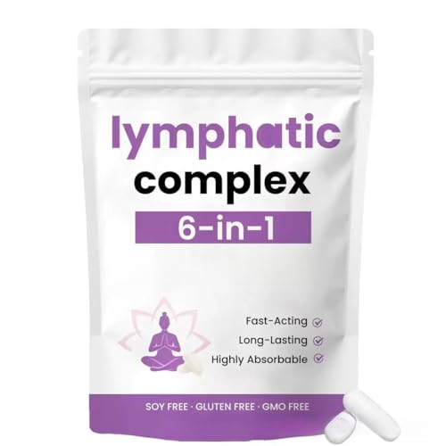 Complejo linfático 6 en 1 que equilibra el cortisol y activa el drenaje herbal vegano