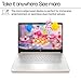 HP Rose Gold Ultrabook 14 Laptop with Office 365, Intel 4-Core CPU, 1.1TB Storage (1TB OneDrive and 128GB Emmc), 8GB RAM, Windows 11, No Mouse