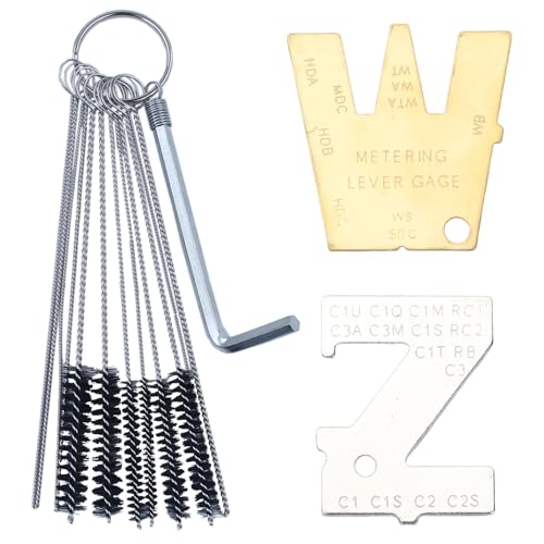 Outil de réglage du levier de mesure avec brosse pour carburateurs Walbro et Zama