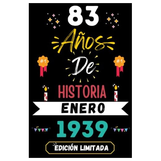 CUADERNO, 83 AÑOS DE HISTORIA ENERO 1939 EDICIÓN LIMITADA: Regalo de 83 cumpleaños para mujeres y hombres, ideas de 83 cumpleaños... un cumpleaños... ... regalo de 83 cumpleaños para él/ella.