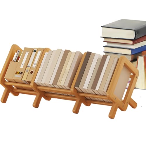 Soporte para libros, organizador de escritorio expandible, estantería multifuncional, organización de rincón de lectura que ahorra espacio para la biblioteca del hogar, mesa de estudio para