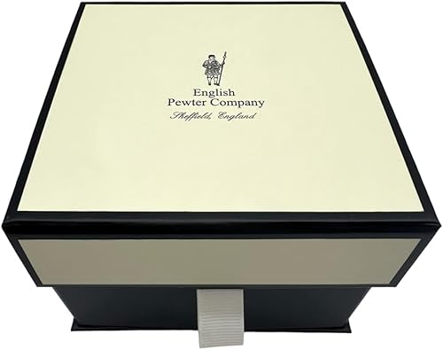 Miniatura 5 de English Pewter Company - Vaso de whisky antiguo de 11 onzas con asta de ciervo y base de peltre STAG104