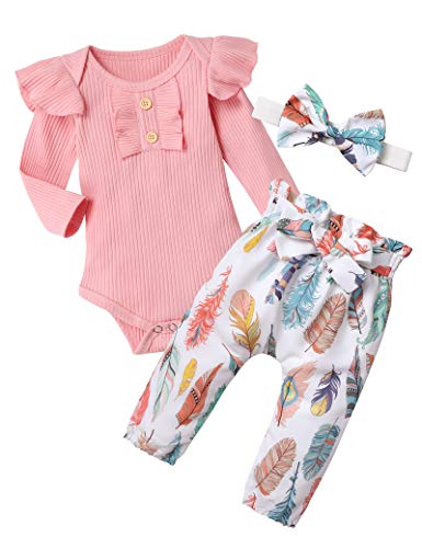 KANGKANG Toddle Baby Girl Clothes 9-12 Months Cute Baby Girl Clothes Baby Clothes Girl 3PC Winter Infant Outfit