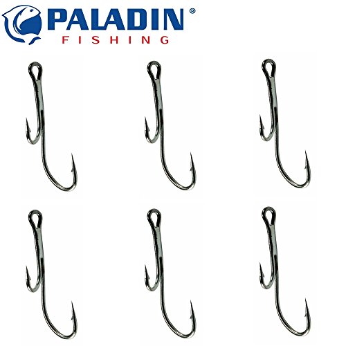 Paladin Zwillingshaken - 6 Angelhaken zum Raubfischangeln, Zwillingsangelhaken zum Angeln mit Köderfisch Haken für Zander & Hechte, Größe:3/0 Paladin Zwillingshaken - 6 Angelhaken zum Raubfischangeln, Zwillingsangelhaken zum Angeln mit Köderfisch Haken für Zander & Hechte, Größe:3/0