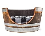 Wine Barrel Dog Bed