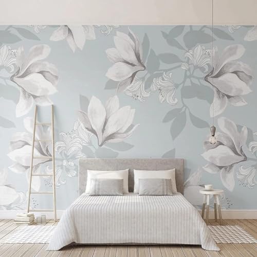Papier peint mural 3D plantes fleurs autocollant taille multiple - 2
