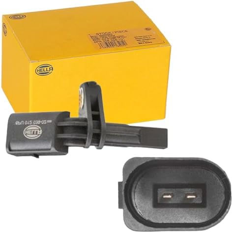HELLA 6PU 012 039-021 ABS Sensor - Raddrehzahl - 12V - 2-polig | Vorderachse rechts/Hinterachse rechts - Gesamtlänge: 66mm - ohne Kabel