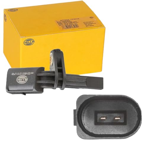 HELLA 6PU 012 039-021 ABS Sensor - Raddrehzahl - 12V - 2-polig - Vorderachse rechts/Hinterachse rechts - Gesamtlänge: 66mm - ohne Kabel