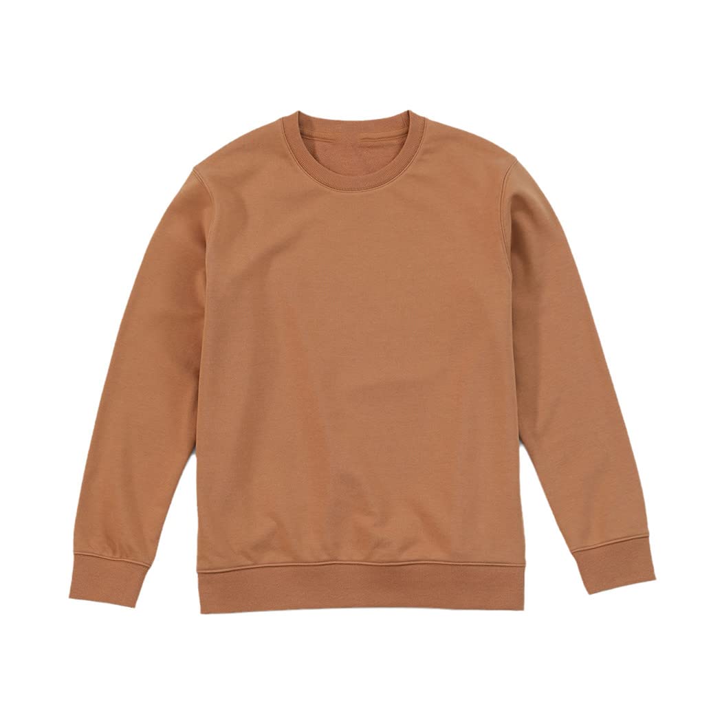 Sweat-shirt à capuche décontracté marron idéal pour les week-ends