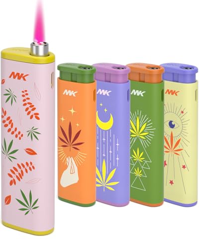 Encendedores MK resistentes al viento pack 5 unidades miniatura 1